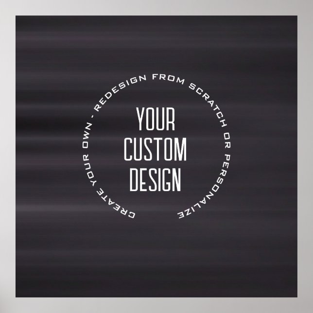 Póster Crear su propia imagen Personalizado (Frente)