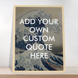 Póster Crear su propia oferta de gran onda