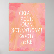 Crear su propia oferta Inspiradora motivacional