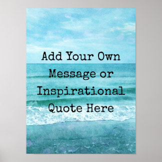 Póster Crear su propia oferta Inspiradora motivacional