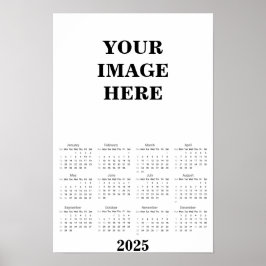 Póster Crear su propio calendario 2025