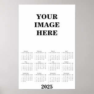 Póster Crear su propio calendario 2025
