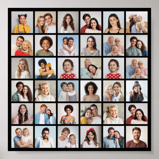 Póster Crear su propio Collage de fotos 36 (Frente)