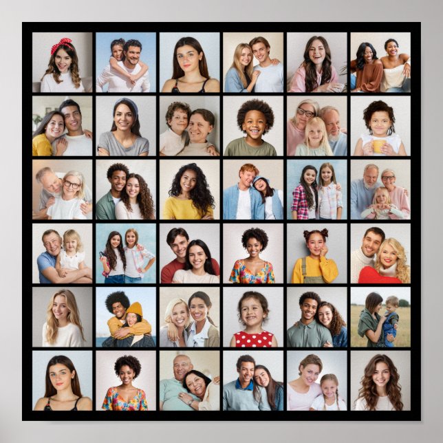 Póster Crear su propio Collage de fotos 36 (Frente)