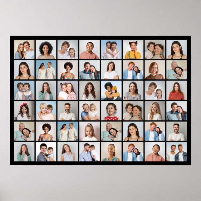 Póster Crear su propio Collage de fotos 48 (Frente)