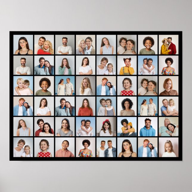 Póster Crear su propio Collage de fotos 48 (Frente)