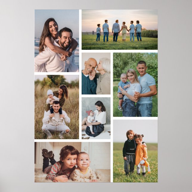 Póster Crear su propio Collage de fotos 8 (Frente)