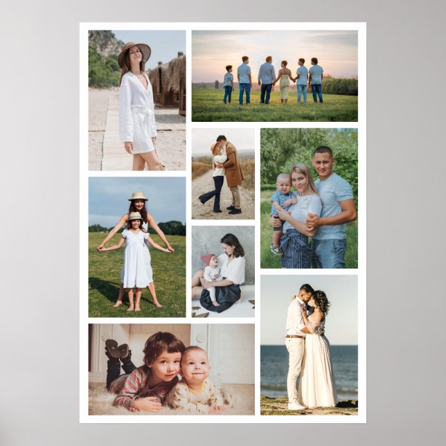 Póster Crear su propio Collage de fotos 8 (Frente)