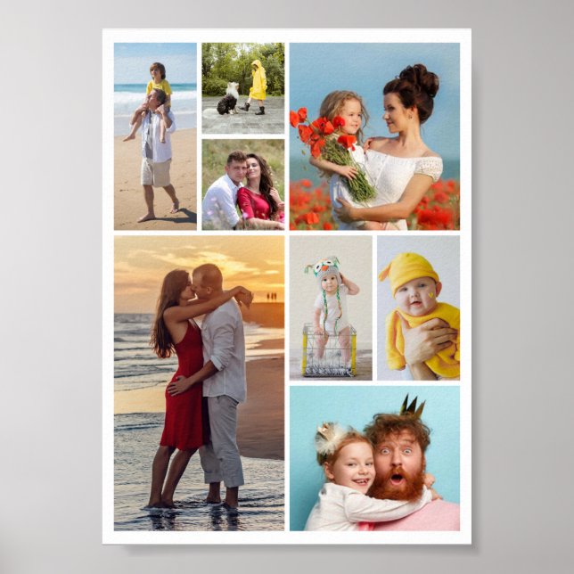 Póster Crear su propio Collage de fotos 8 (Frente)
