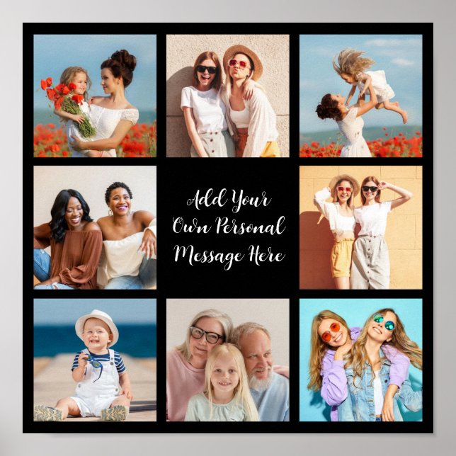 Póster Crear su propio Collage de fotos 8 Añadir su salud (Frente)