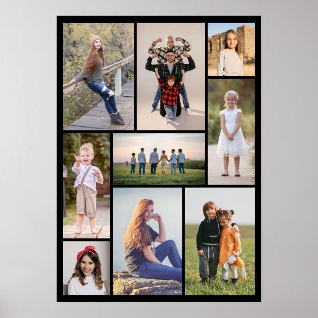 Póster Crear su propio Collage de fotos 9 (Frente)