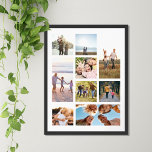 Póster Crear su propio Collage de fotos 9 personalizado<br><div class="desc">Crea tu propio poster de collage de fotos personalizado con 9 de tus fotos favoritas.</div>