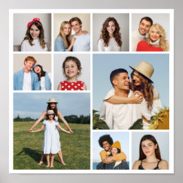 Póster Crear su propio Collage de fotos de 10