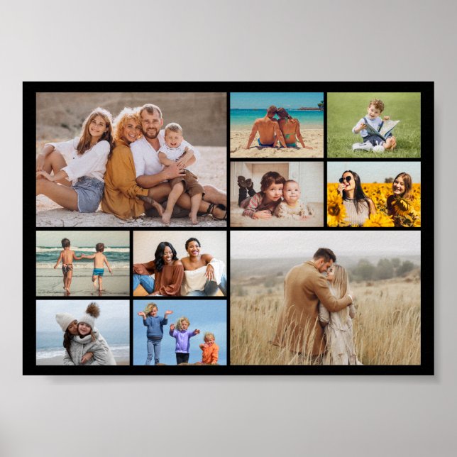 Póster Crear su propio Collage de fotos de 10 (Frente)