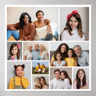 Póster Crear su propio Collage de fotos de 10