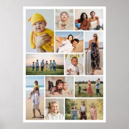 Póster Crear su propio Collage de fotos de 12