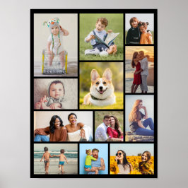 Póster Crear su propio Collage de fotos de 12