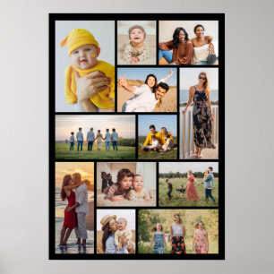 Póster Crear su propio Collage de fotos de 12