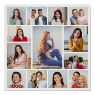 Póster Crear su propio Collage de fotos de 13