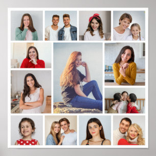 Póster Crear su propio Collage de fotos de 13