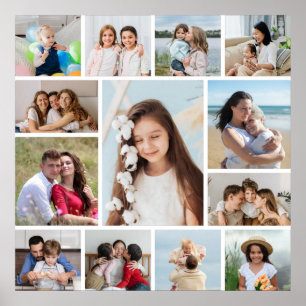 Póster Crear su propio Collage de fotos de 13