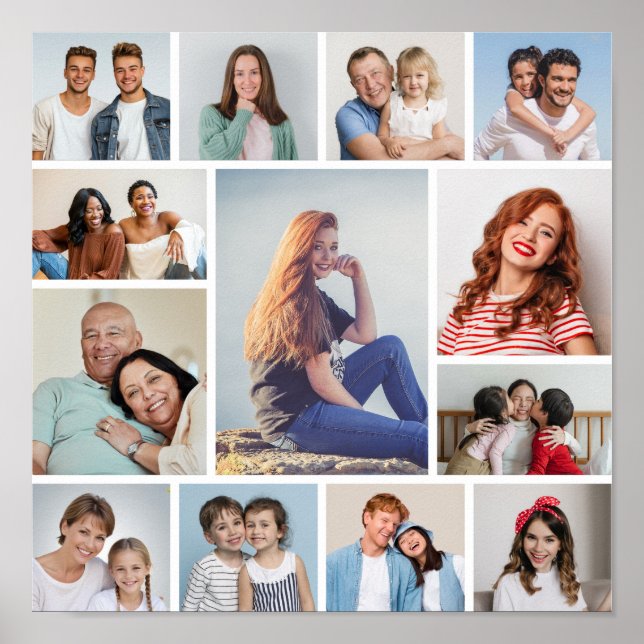 Póster Crear su propio Collage de fotos de 13 (Frente)