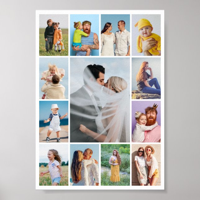 Póster Crear su propio Collage de fotos de 13 (Frente)
