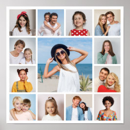 Póster Crear su propio Collage de fotos de 13