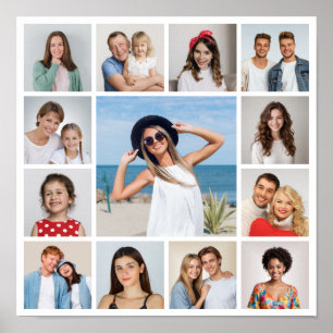 Póster Crear su propio Collage de fotos de 13