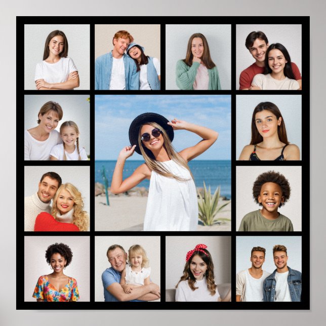 Póster Crear su propio Collage de fotos de 13 (Frente)