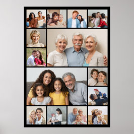 Póster Crear su propio Collage de fotos de 14