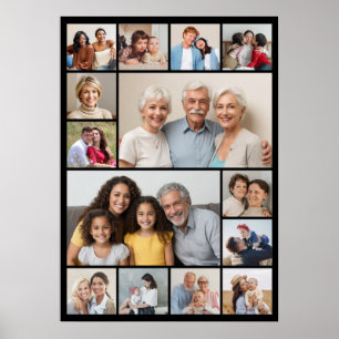 Póster Crear su propio Collage de fotos de 14
