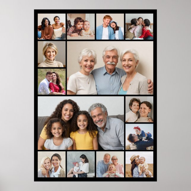 Póster Crear su propio Collage de fotos de 14 (Frente)