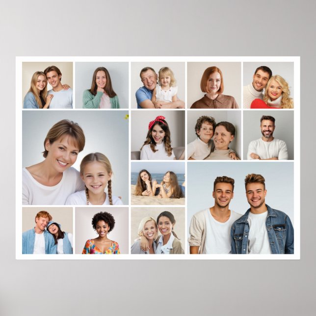Póster Crear su propio Collage de fotos de 14 (Frente)