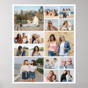 Póster Crear su propio Collage de fotos de 15