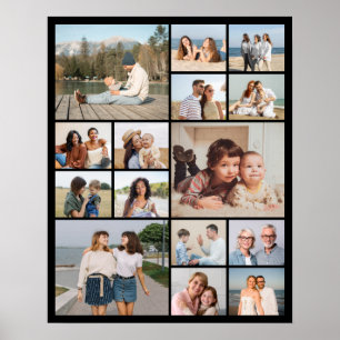Póster Crear su propio Collage de fotos de 15