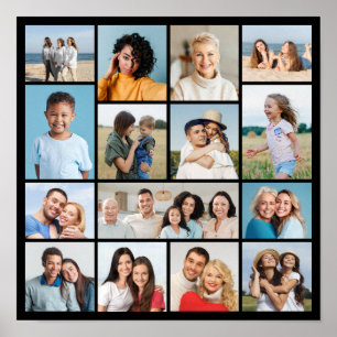 Póster Crear su propio Collage de fotos de 15