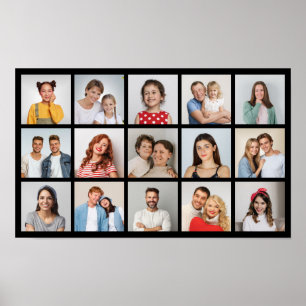 Póster Crear su propio Collage de fotos de 15