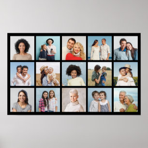 Póster Crear su propio Collage de fotos de 15
