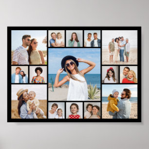 Póster Crear su propio Collage de fotos de 15