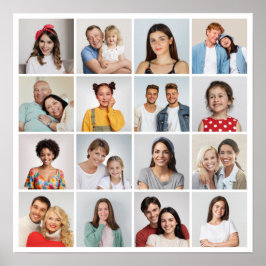 Póster Crear su propio Collage de fotos de 16
