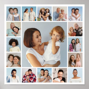 Póster Crear su propio Collage de fotos de 17