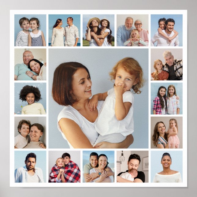 Póster Crear su propio Collage de fotos de 17 (Frente)