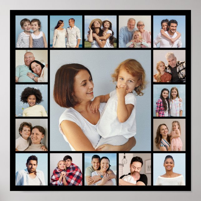 Póster Crear su propio Collage de fotos de 17 (Frente)