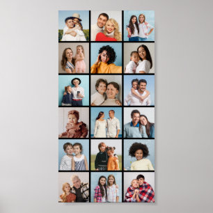 Póster Crear su propio Collage de fotos de 18