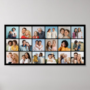 Póster Crear su propio Collage de fotos de 18
