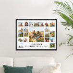 Póster Crear su propio Collage de fotos de 22<br><div class="desc">Crea tu propio poster de collage de fotos personalizado con 22 de tus imágenes favoritas y texto personalizado.</div>