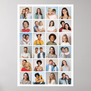 Póster Crear su propio Collage de fotos de 24