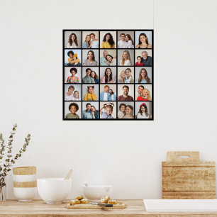 Póster Crear su propio Collage de fotos de 25