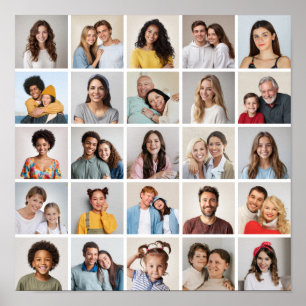 Póster Crear su propio Collage de fotos de 25